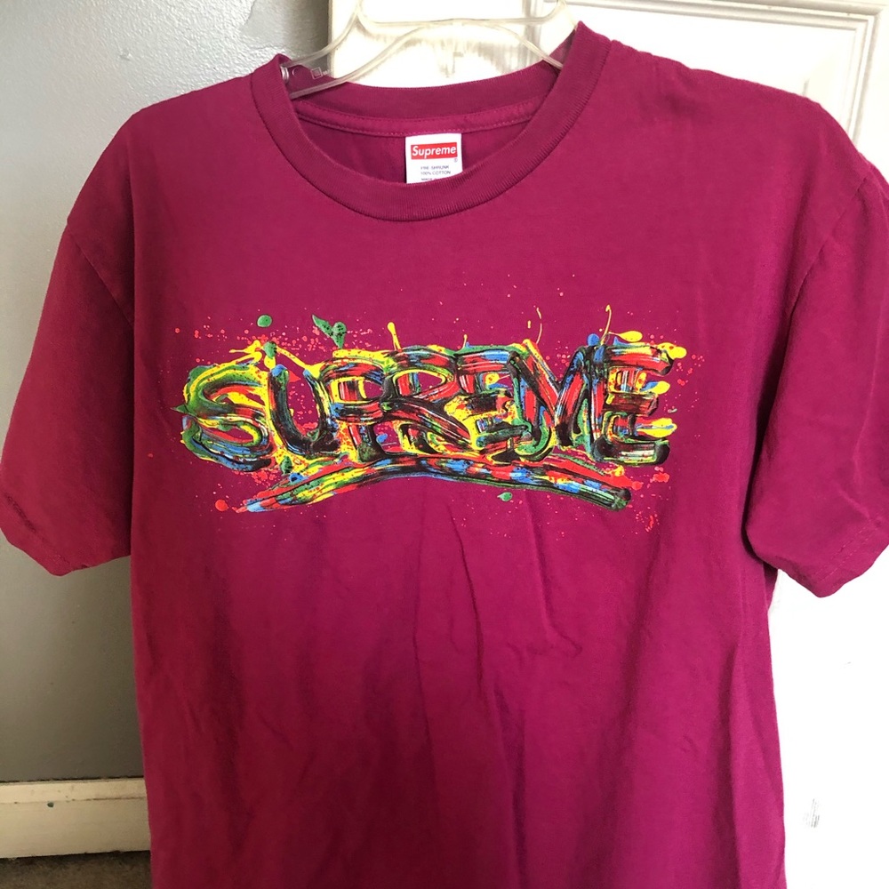 Supreme pinkish plum t-shirt